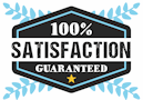 100% satisfaction guarantee