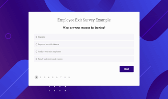Employee Exit Survey Preview